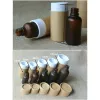 Fashion 50pcs 10-100ml Oil Bottle Kraft Paper Perfume Packing Box Tube Package Case Dropper Bottle Round Cardboard Gift Box for Festival