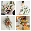 Fleurs décoratives feuilles d'eucalyptus séchées tiges de verdure véritable branches fraîches pour douche mariage guirlande fête maison parfum vase décor