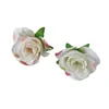 Decorative Flowers 20/30Pcs Artificial Fake Rose Head Christmas Wreath Decoration For Home Wedding Party Scrapbook Bride Accessory