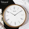 Wall Clocks Round Classic Quartz Quiet Nordic Arabic Numbers Living Room Watch Modern Kitchen Elegant Horloge Home Design