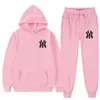 Mens Tracksuits 2 Pieces Set Tracksuit Hooded Sweatshirt Drawstring Pants Male Sport Hoodies Running Sportswear Men Women Brand Autumn Winter 230803