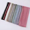 Scarves Luxruy Rhinestone Mulsim Hijab Women's Scarf Premium Chiffon Long Shawl Headscarf Wrap Foulard Islamic Arab Accessories