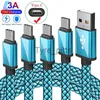 Laders/Kabels Snel Opladen Oplader Voor Samsung A51 A71 A70 A50 A50s A20 A40 S8 S9 S10 S20 note 8 9 10 Type C USB Snellader Kabel x0804