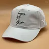 Ball Caps Y3 Trendy Baseball Cap Ins Handtekening Geborduurde Zonneklep Piekte Unisex Hoed