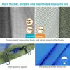 Hamacs Pop-Up Portable Camping Hamac avec Moustiquaire et Abri Soleil Parachute Balançoire Hamacs Rain Fly Hamac Canopy Camping Stuff 230804