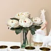 Fancy Rose Artificial Arrangement med Vase, White