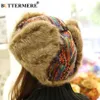 Шапочки черепа кепки Buttermere русские шляпы Ushanka с ушными женщинами красочные бомбардировщики.