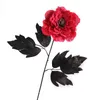 Fiori decorativi Fiore di peonia artificiale Primavera Albero di seta Germoglio per la decorazione della festa nuziale Kit Deco Voiture Mariage Home Decor