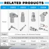 PQY - Universal Oxygen Sensor Extender 45 Degree 02 Bung Extension Catalytic Converter O2 Oxygen Sensor Spacer PQY-OSE08