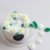 Stampi da forno Piccola margherita Stampo in gesso Silicone Auto Fiori piccoli Torta al cioccolato Fondente Decoratin