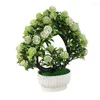 装飾的な花イージーケアプラスチック人工チェリートマトハート型の鉢植え植物の植物小道具