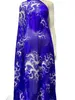 KY-3027 2023 Wysokiej jakości wygrana tkanina najnowszy szalik Zasłony Bankiet strój dla kobiet sukienki ślubne 5 jardów czyste jedwabny afrykańskie w sprzedaży Koronka rzemieślnicza