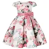 Robes de fille Filles Enfants Fleur Élégant Causal Princesse Robes De Soirée Enfants Vêtements De Noël Anniversaire Fête De Mariage Bébé Fille Robe 230803