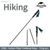 Bastões de Trekking Naturehike ST08 Bastões de Trekking Dobráveis de 4 Seções em Fibra de Carbono Ultraleves Bastões Telescópicos de Montanhismo Trilha de Caminhada Correndo HKD230804