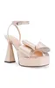 Сандальс платформу лук узел женские туфли Satin zapatos mujer elegantes con tacones bajos slingback sandalias дизайнер сапато