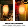 Candle Holders 2 Pcs Pendant Japaneses Style Lanterns Decorative Hanging Lamp Shade Delicate Restaurant Paper Foldable Indoor
