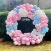 Inne imprezy imprezowe produkty pastelowe różowe niebieskie balony łuk girland zestaw chłopców dziewczęta płeć Odpowiedź baby shower balon dekoracje urodzinowe dekoracje globos 230804