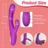 Vibrators Rabbit Tapping G-Spot Patting Vibrator for Women Clitoris Stimulator Powerful 21 Modes Sex Toy Female Dildo Goods for Adults 230803