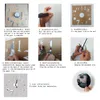 Duvar Saatleri 3D Morden Tasarım DIY Çıkartmaları Oturma Odası İçin Sessiz Saat Aydınlık Akrilik Çerçevesiz Asılama Saat Ev Dekor