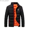 Herrenjacken 2023 Winter Herren Gepolsterte Jacke Mittleren Alters Und Jung Große Größe Leichte Und Dünne Kurze Gepolsterte Jacke Warmer Mantel T230804