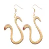 Dangle ChandelierアニメBoa Hancock Earrings Cosplay Snake Eardrop Women Ear Clip Hook Jewelry Accessories Prop230804