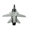 Aeronave Modle 1 100 1/100 Escala US Grumman F14 F-14 Tomcat Fighter Diecast Metal Avião Avião Modelo de Aeronave Crianças Brinquedo Coleção Presente 230803