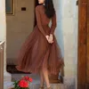 Vestidos casuais coreano elegante malha retalhos camisola de malha para mulheres outono inverno lã quente fino fada doce vestido midi vestidos