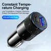 Car Charger Dual Port PD 20W QC3.0 Quick 3.1A USB Type C Charger Cellphone Adapter For iPhone 14 13 12 Pro Max With OPP Bag