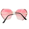 Lunettes de soleil Décorer Pour Sur Lunettes Femmes Fête Strass Creative Petit Mode D'été