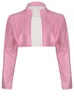 Kvinnorjackor Weekeek Pink Leather Crop Jacket Streetwear Söt punkstil Långärmad PU Cardigan Women Ytterkläder Y2K Eesthetic Ladies Fashion 230803