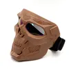 Skull Mask Parabrezza Parabrezza moto Parabrezza Parabrezza Parabrezza antisabbia e resistente ai raggi UV HW89