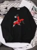 Damen Hoodies Santa Soccer Shirt Bicycle Kick Claus Lustige Weihnachten Sport Geschenke Womne Hoody Noel Geschenk Trend Pocket Pullover Street Sweatshirt