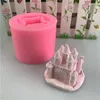 Bakvormen Prinses Kasteel Fondant Schimmel DIY Chocolade Siliconen Mal Taart Decoratie Gips Epoxy