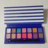 Hot Eye Makeup Paleta de sombras de ojos 14 colores Matte Shimmer Paleta de sombras de ojos prensadas con pincel de maquillaje Pink Modern Palettes