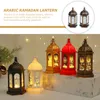 Posiadacze świec Ramadan Lantern Ornament Eid al-Lampa arabska dekoracyjne rzemiosło festiwalowe światło