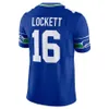 Fotbollströja Metcalf 14 Kenneth Fan 12 Wagner 54 Woolen 27 Smith-Njigba 11 Lockett 16 Walker III 9 Men Jerseys Royal Throwback Size S-xxxl Stitched Jersey