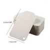 Jewelry Pouches 100Pcs Keychain Cardboard Pendant Display Board Holder Keyring Cardstock Paper Card