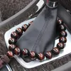 Wood Buddha Beads Car Rearview Mirror Hanging Pendant Interior Decoration Car Accessories2482