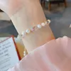 Charm Bracelets Natural Water Fresh Pearl charm Bangles Para Mulheres Pulseiras Ajustáveis Artesanais Jóias de Luxo Fino 230803