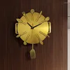 Relógios de parede Casa de banho de luxo Relógio de ouro Design moderno Interior redondo Invulgar Preto Branco Reloj De Pared Deco House AB50WC