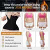 Womens Shapers Waist Trainer Body Shaper Guaina dimagrante Donna Pancia piatta Pancia Fajas Dopo il parto Cintura di controllo Corsetti per le donne Cintura legante 230803