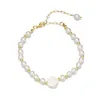 Beaded Strand Fashion Trend Unique Design Elegant Delicate Light Luxury White Camellia Pearl Bracelet for Women Jewelry Party Gift