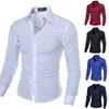 القمصان غير الرسمية للرجال القميص الرسمي الفاخر للرجال ، قميص طويل الأكمام ، قميص طويل الأكمام ، قميص طويل الأكمام ، ملابس الرجال البيضاء 5XL خمر 230804