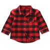 Çocuk Gömlekleri doğan Unisex Giysileri Sonbahar En İyi Erkek Bebek Gömlek Çocuk Uzun Kollu Ekose Gömlek Çocuk Kız Pamuk Bluz Bebek Kız Giysileri 230803