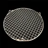 BBQ Tools Tillbehör 304 Rostfritt stål Runda grill Grill Net Meshes Rack Grid Grate Steam Camping Vandring Outdoor Mesh Wire Net 230804