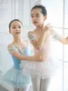 Vêtements de scène Enfants Ballet Robe Bébé Fleur Tulle Vêtements De Danse Vêtements Ballerine Fée Costumes De Fête Exercices Du Corps Des Filles Gymnastique Tutu