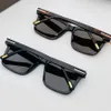 Prostokątne okulary przeciwsłoneczne 906 Żółwu/Brown Lens Men Summer Sunnies Gafas de Sol Sonnenbrille Uv400 Zużycie oka z pudełkiem