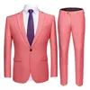 Garnitury męskie 2023 Men Men Formal Business Slim Suit High-end Groom Wedding Dress Fashion Ball Kostium 2 sztuki