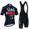 Cycling Jersey Sets Set UAE Bike Shorts 20D Pants Team Ropa Ciclismo Maillot Bicycle Clothing Uniform 230803