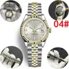 Luxury stone dial teeth edge small chain 28mm 2813 gold automatic steel swimming waterproof watch